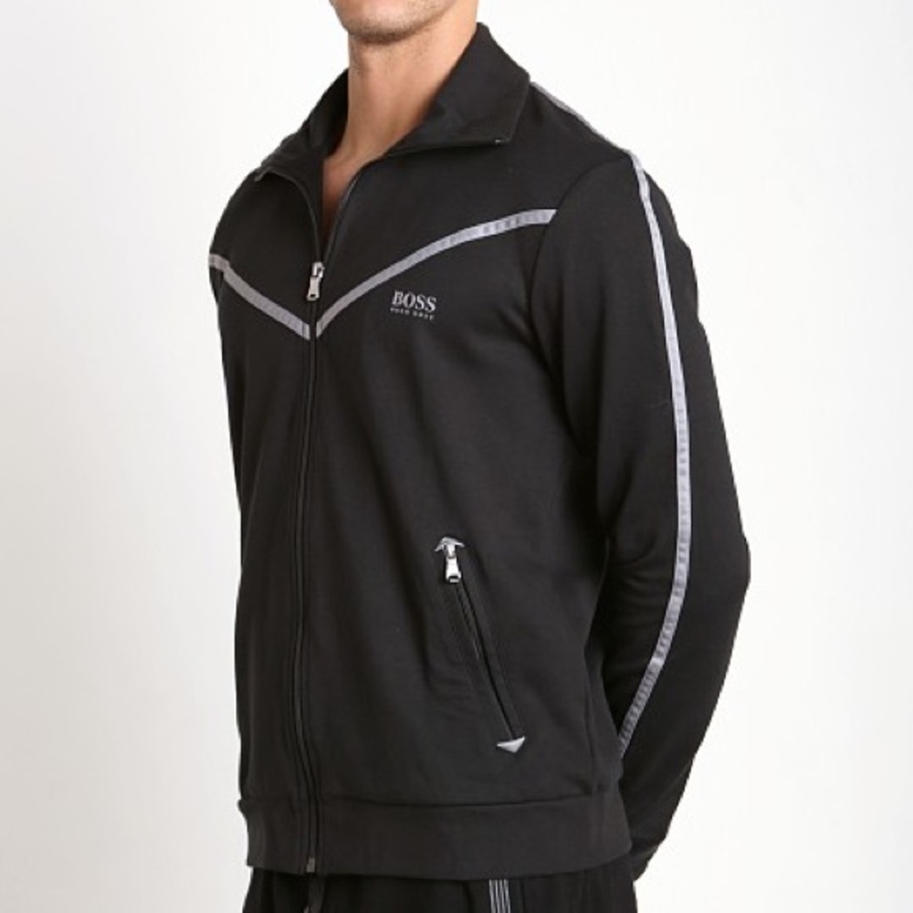 BOSS Hugo Boss Men's Innovation 5 Tricot Full-Zip Track Jacket Size Large